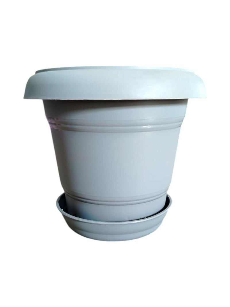 شالية يوناني مقاس 15 من خورشيد بلاست للبلاستيك - رصاصي